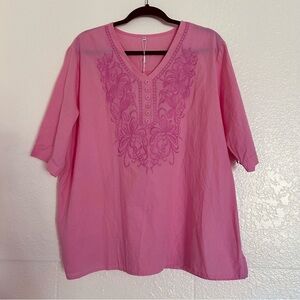 Komili Embroidered Women’s Blouse,‎ Size: 2XL, NWT